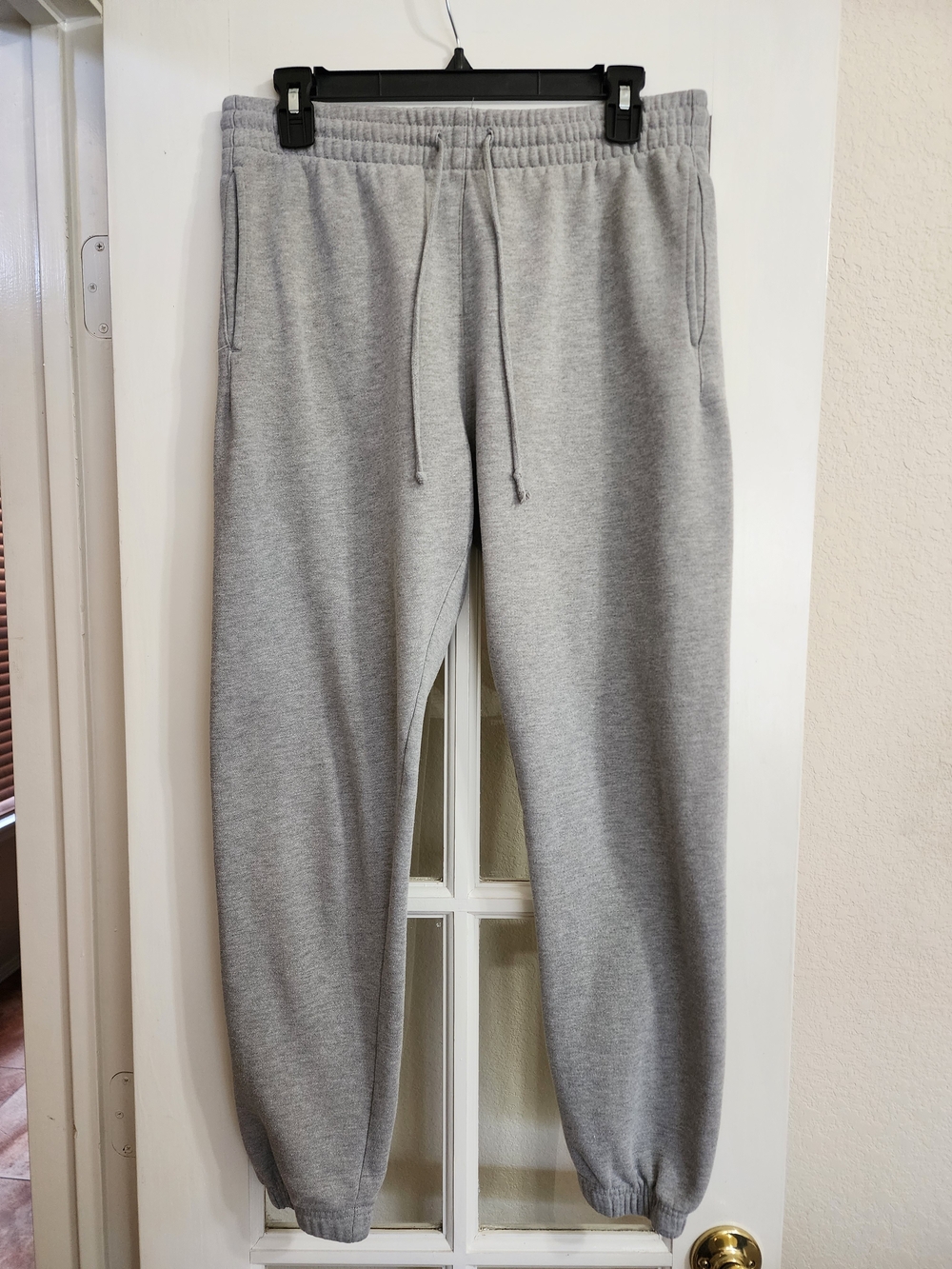 PacSun Gray Fleece Jogger Sweatpants Women's Medium Drawstring Pockets